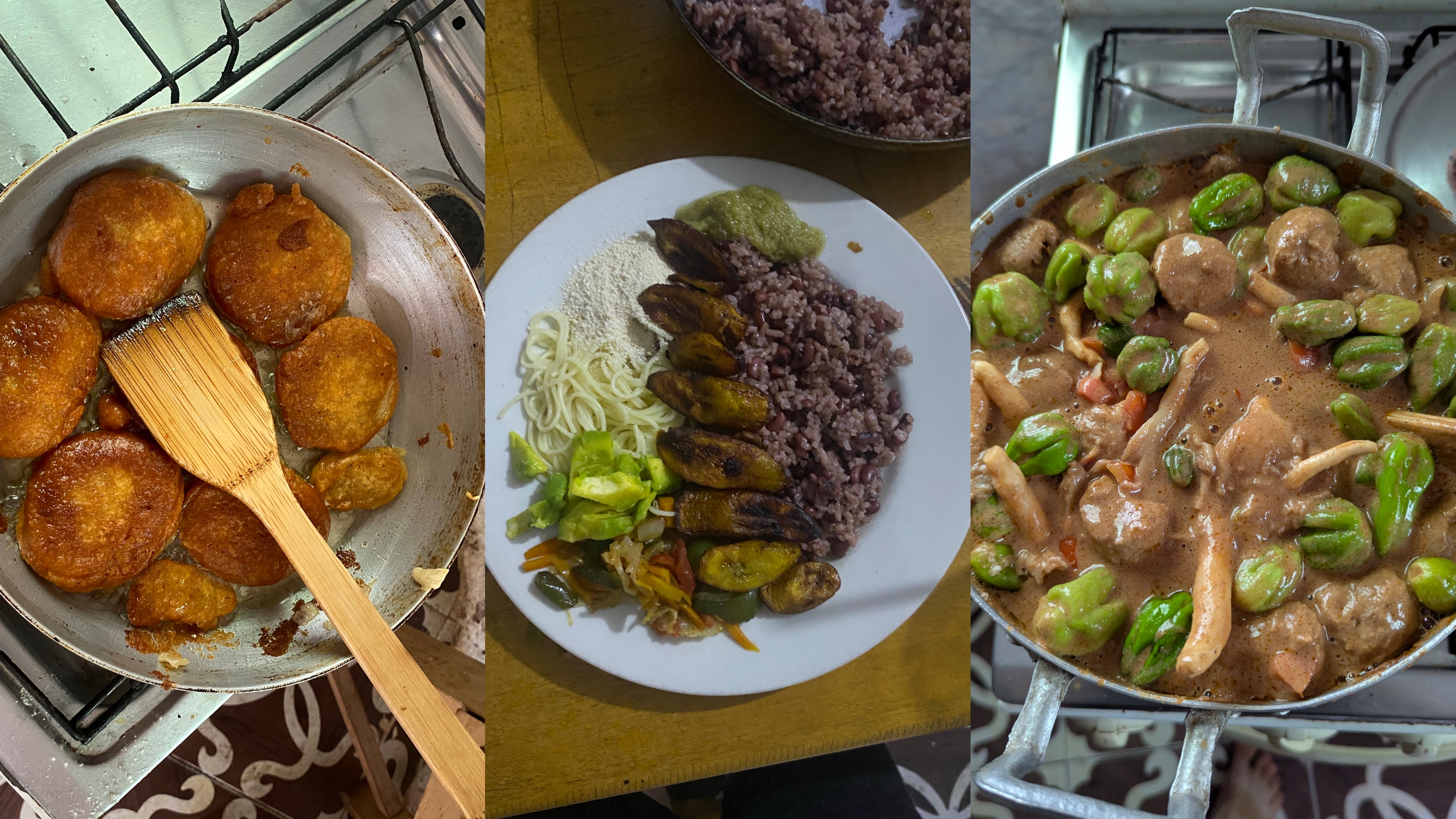 Bofrot, Waakye und Groundnut Soup – Alles leckere Essen