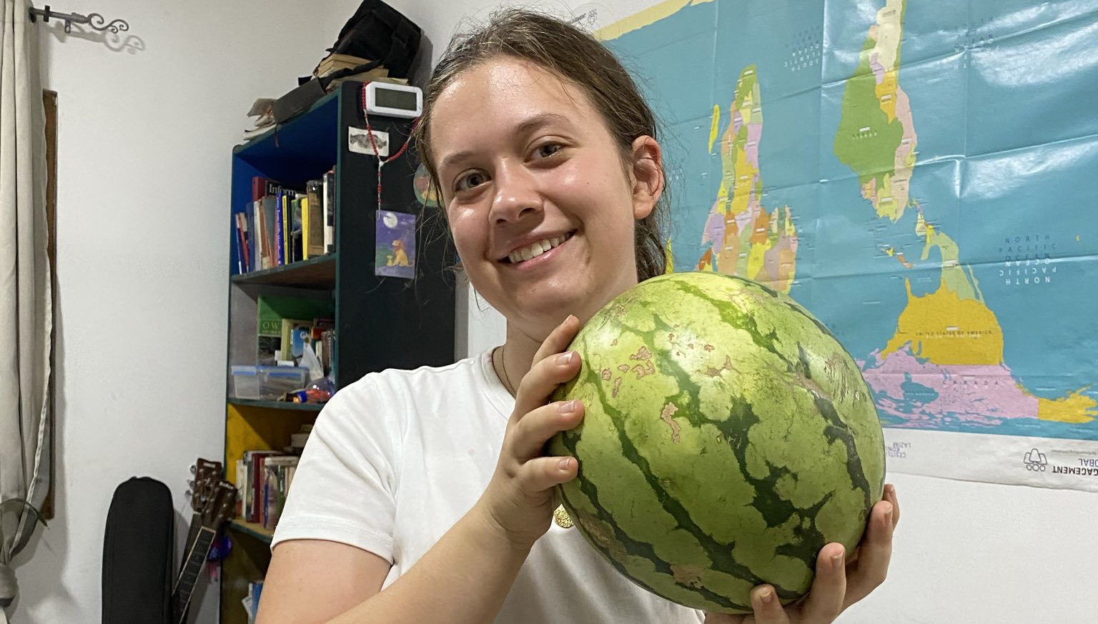 Eine Wassermelone